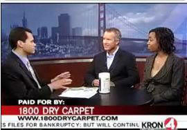 1-800 DRYCARPET Carpet Cleaning TV Interview Run Time 5:30